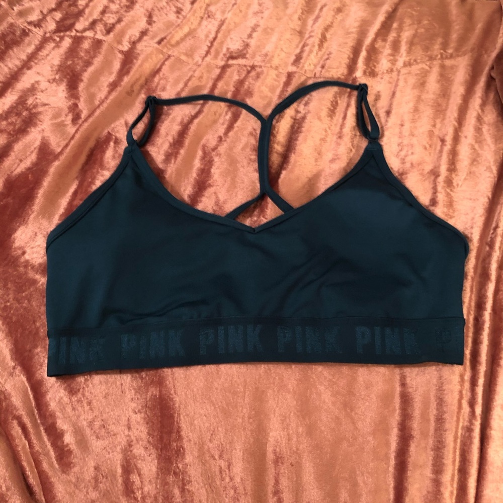 VS PINK Teal Sports Bra